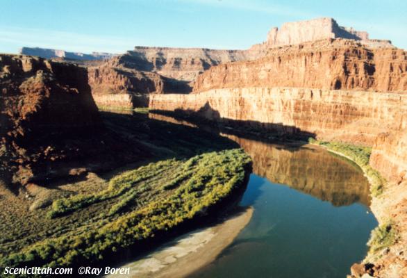 Canyonlands - Colorado River from Schafer Trail